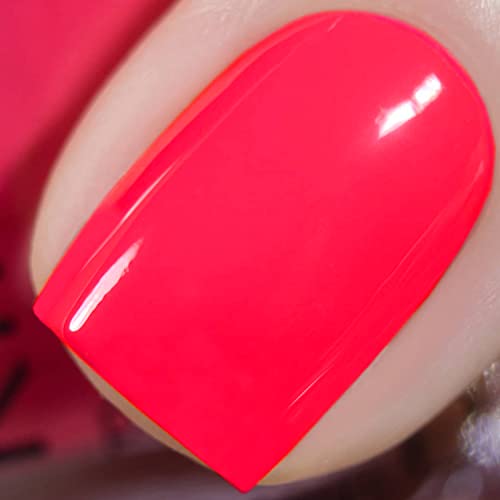 Vishine Nail Gel Polish 15ml Soak Off Nail Gel Polish Nail Art Manicure Salon DIY at Home Long-lasting - Hot Rose Pink 15ml #2033