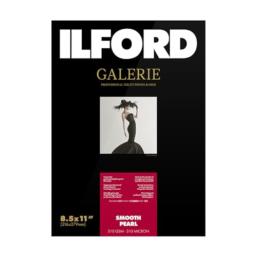 ILFORD GALERIE Prestige Smooth Pearl - 8.5 x 11 Inches, 250 Sheets (2001753)