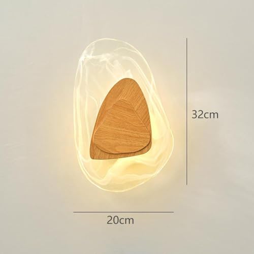 Lámpara de pared de vidrio de creatividad nórdica para iluminación de pasillo 6