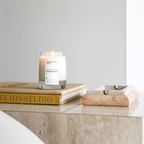 Yield Pomelo Organic Coconut Wax Candle - Himalayan Salt, Currant, & Bergamot Luxury Candle - Scented Jar Candles Hand Poured In The Usa - 50 Hour Burn Time #TOP3