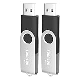 TOSPLUS USB 2.0 Flash Drive Thumb Drives Memory Stick Jump Drive Zip Drive 2Pack 8GB Black
