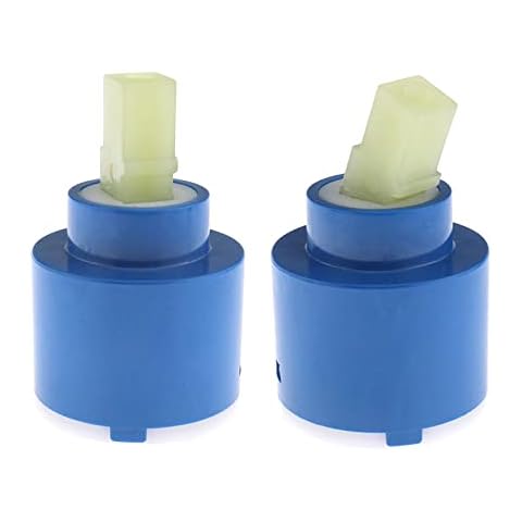 2 uds Cartucho de Disco de Cerámica 35mm Plástico Baño Lavabo Ducha Mezclador Grifo Reparación Cover