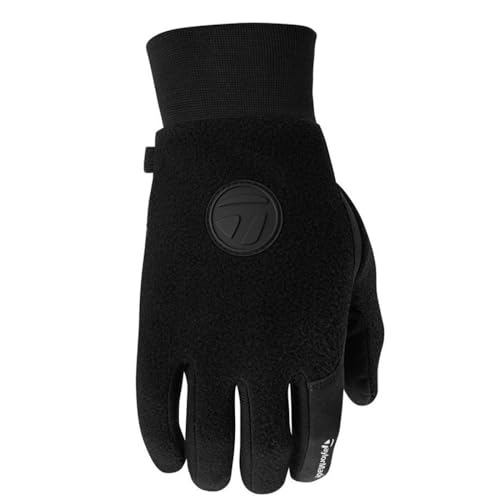 TaylorMade Golf Cold Weather Glove Pair, Black, Small