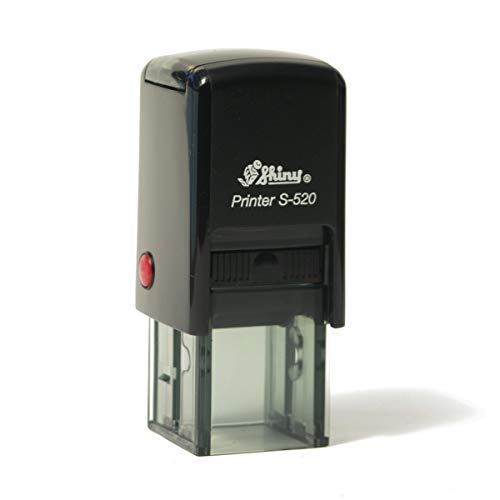 WELLDONE - Sello de goma autoentintable con diseño de Smiley Shiny de 20 mm, para niños, profesores, mini sello de tinta