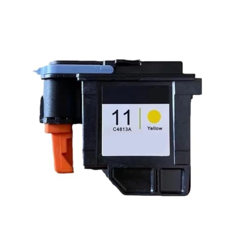 Cabezal de impresion HP 11 inyeccion fluida de tinta amarilla C4813A sin lineas residuales
