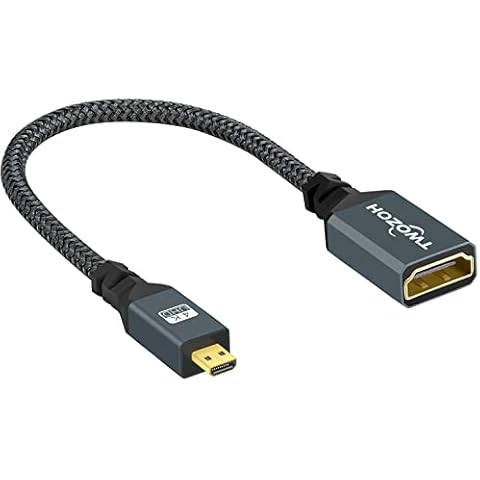 Twozoh Adaptateur Micro HDMI Cover