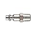 Milton M-Style Plug - 1/4in. Dia. MNPT, 2/Card, Model# S727