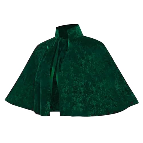 Capa de Halloween para mujer, estilo victoriano, renacentista, Lolita, capa corta, elegante, vintage, a la moda, para fiesta, disfraces de Halloween, disfraz de fiesta
