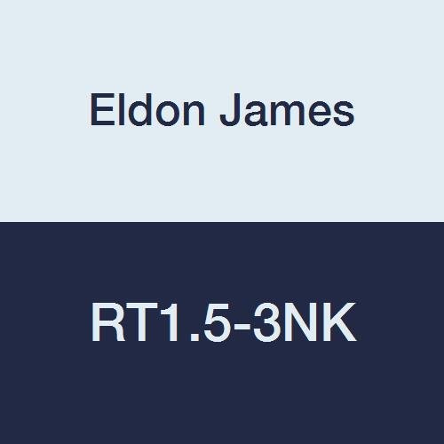 Conector en T reductor Eldon James RT1.5-3NK de Kynar que evita fugas en fluidos críticos