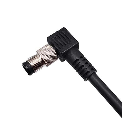 Conector de sensor M8 de 3 pines macho angular con cable de PVC 2 metros 7