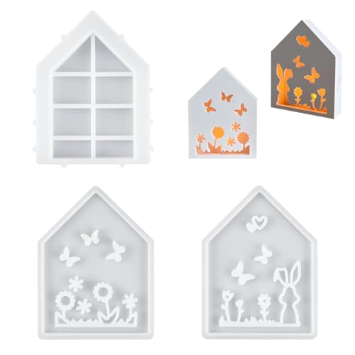 Set di stampi riutilizzabili in silicone per gesso Materiale sicuro