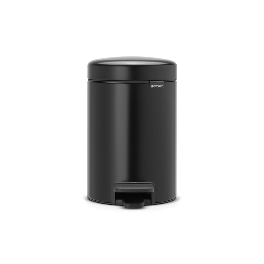 brabantia ペダル式ゴミ箱 ブラック 3L 113321