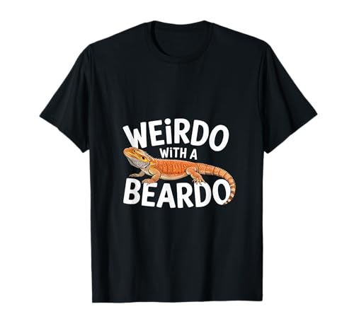Raro Con Un Beardo Pogona Reptile Lover Barbudo Dragón Camiseta