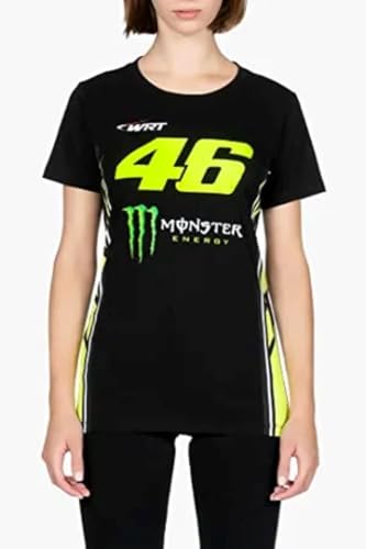 Sul petto è presente il logo WRT e un grande numero 46, numero da gara di Valentino Rossi nel campionato Fanatec GT.