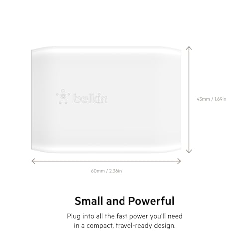Belkin 30W Compact USB C Charger Block, Fast Charging for Travel - image 7