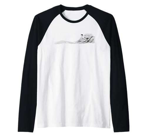 Bodyboarding Mare Tavola Bodyboard Maglia con Maniche Raglan