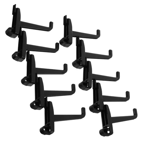 KICHOUSE Tool Organization Hooks 10 Pack Garage Shelving Hooks Wall Mount for Shovels Rakes