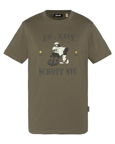 Schott NYC Tsparksley t-shirt pour un look urbain décontracté