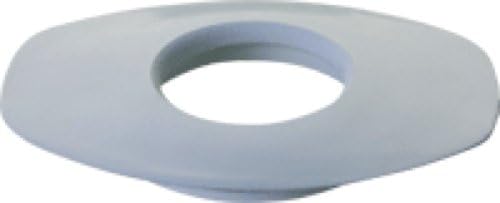 Marlen Manufacturing Anillo de montaje convexo ovalado totalmente flexible con apertura de 1-18", 3-34" x 2-34", goma de neopreno verde (1 cada uno)