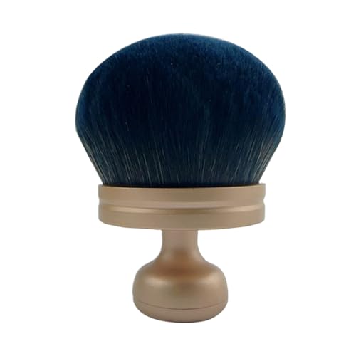 Brocha de bronceado para maquillaje: brocha facial de cerdas densas, herramienta cosmética multifuncional, aplicador de cabello | Base de maquillaje en polvo para contorno de ojos, rutina de