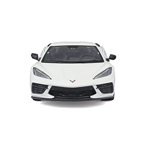 Image of Maisto 1:24 Assembly Line 2020 Chevrolet Corvette Stingray Coupe, White