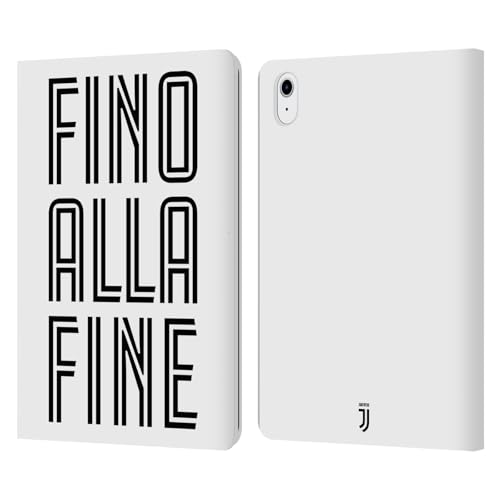 Étui portefeuille Juventus iPad Air 11 protection fine en cuir blanc sous licence officielle club