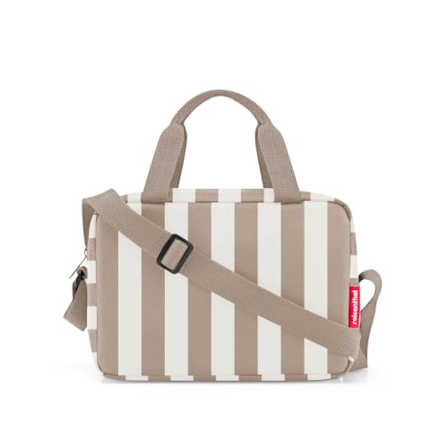 reisenthel coolerbag-to-go summerstripes Coffee - Kleine Lunch-Kühltasche zum Umhängen –Ideal für Picknicks, das Büro und unterwegs – Ansicht 1