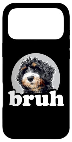 Cute Mens Womens Kids Boys Bruh Bernedoodle Dog Lover �X�}�z�P�[�X iPhone 17 Pro Max �p
