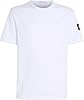Calvin Klein Men’s Short Sleeve Regular T-Shirt with Logo Badge, White (Bright White), 3XL #3