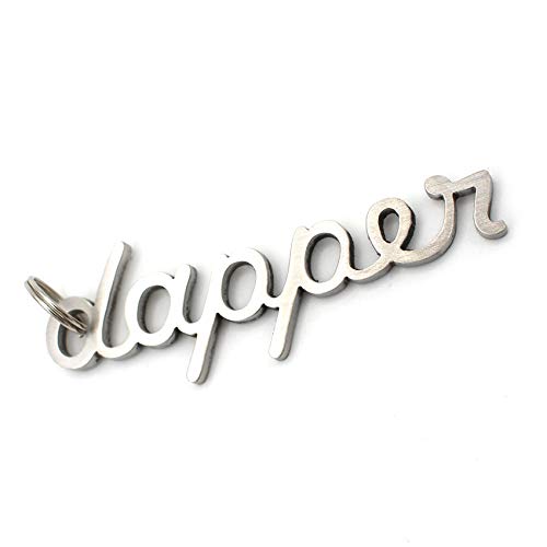 VmG-Store Tuningszene Schlüsselanhänger aus Edelstahl geschliffen (Dapper) Cover