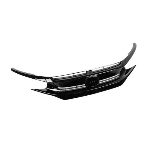 Grilles noires brillantes Civic 10e avec moulage capot haut de gamme