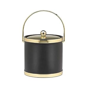 Kraftware Sophisticates 3 Liter Eiskübel Schwarz/Gold