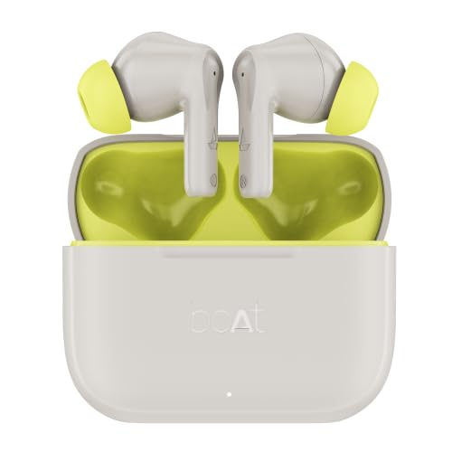 boAt Airdopes 141, Up to 50 Hours Playtime, Quad Mics ENx™ Tech, Dual EQ Modes, 13mm Drivers, Beast™ Mode, ASAP™ Charge, IWP™ Technology, BT v5.3, IPX4 Resistant TWS Earbuds (Cyber Mint) - Image 2