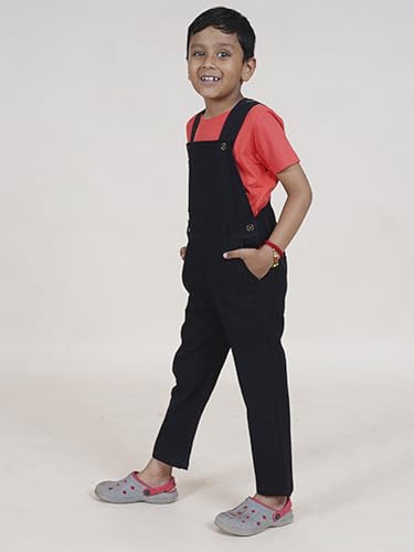 Image of KiddoPanti Boys Denim Dungaree Pant