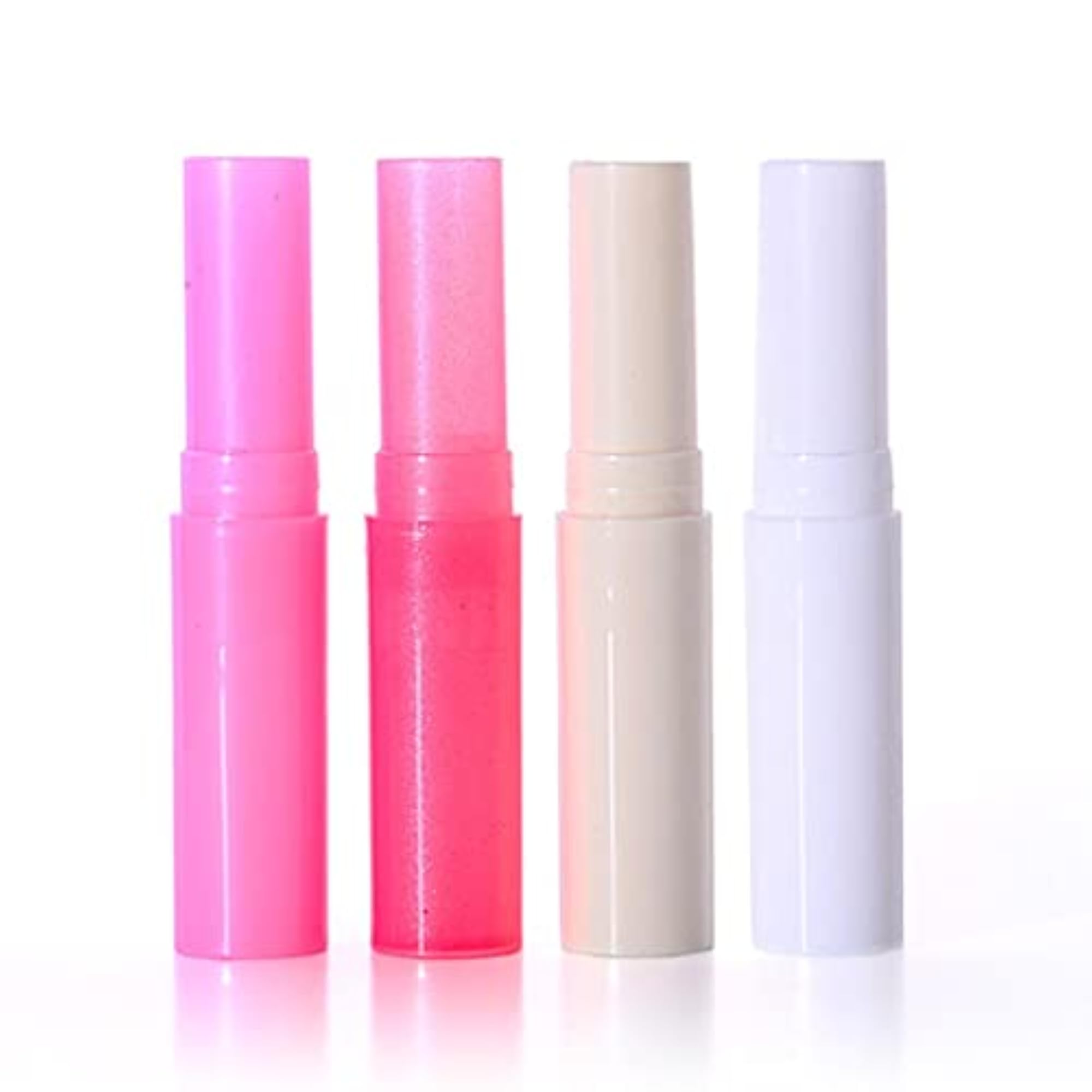 10Pcs Empty Lipstick Tubes Lip Balm Containers