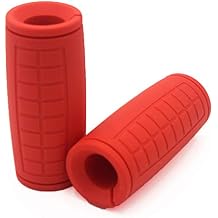 qibylift Thick Grips Dumbbell Barbell Handles, Thick Silicone Rubber Grip Strength Trainer for Weight Lifting Cable Attachments Kettlebells Home Gym Equipment