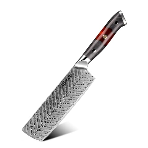 Seido Knives Inferuno 7 Inch Nakiri Knife – AUS-10 Core