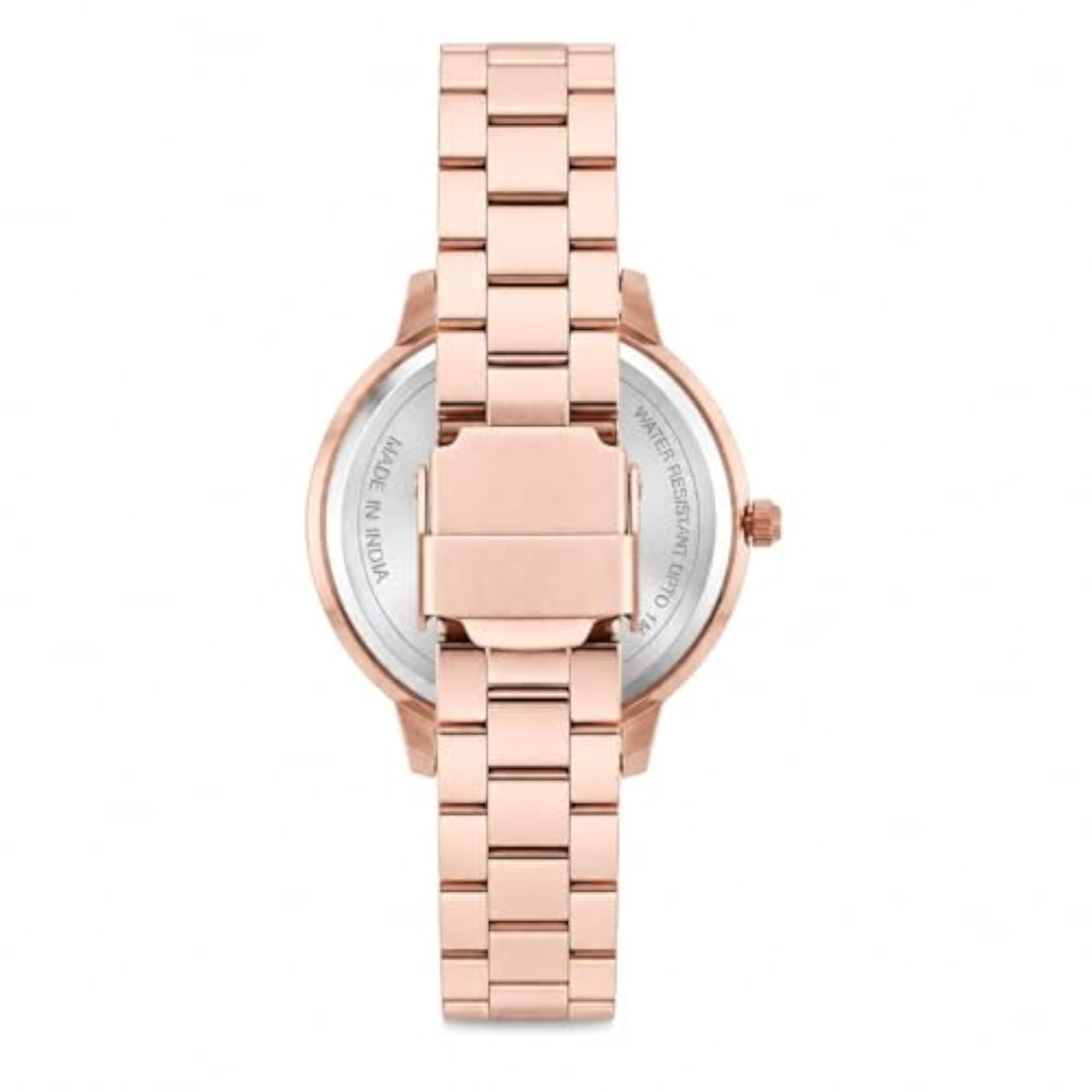 Women's Daisy Collection Analog Watch with Rose Gold Bracelet Strap