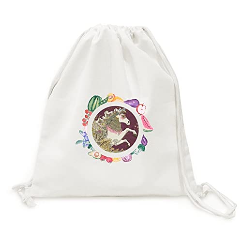 Sac en tissu pliable ukiyo-e cabas courses fruits légumes durable