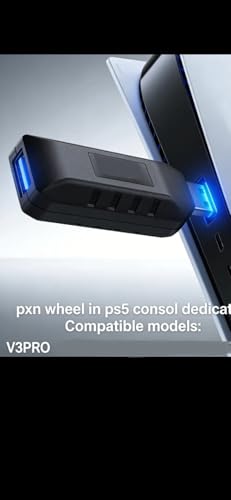 Image of PXN V3 Pro Gaming Racing Wheel 180 (Compatible wih PS5) Steering Wheel Controller | Realistic Driving Experience | Plug & Play Gaming Wheel