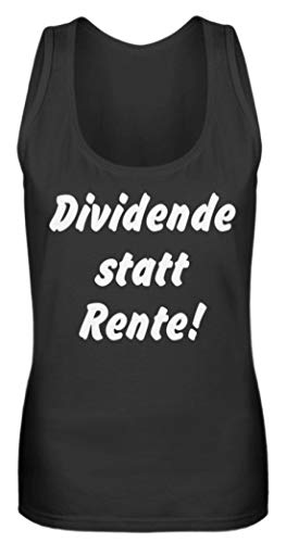 Débardeur femmes noir XXL Actien Börse Investor coton