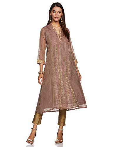 Image of BIBA Women's Cotton Straight Kurta