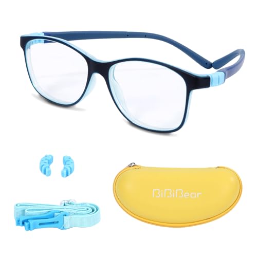 Image of BiBiBear Bluelight Kids Glasses Unbreakable Glasses | TR90 Frame for New Year Gifts, 360 Flexible, Lightweight & Safe Eyeglasses for Kids Age 2-15