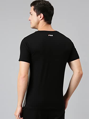 Image of Fila Men's Solid Straight T-Shirt