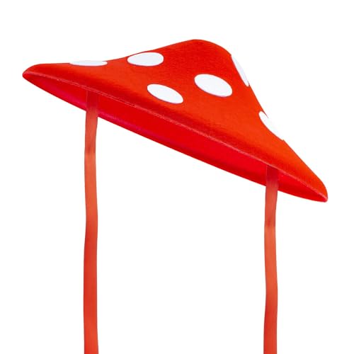 W WIDMANN MILANO Party Fashion - Sombrero seta, para adultos, sombrero para disfraces de seta, jardinero