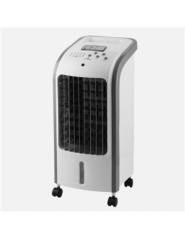 Climatizador evaporativo "Nirvana" con mando a distancia y temporizador (80W 3 velocidades función de acumulación de frío)