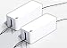 Bluelounge CableBox Cable and Cord Management System - (White) - Pack of 2