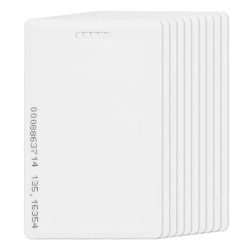 Sonew Door Access Control System, 10Pcs 125Khz RFID Readable Access Card Proximity Door Control Entry Access Card