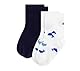 Petit Bateau 2 paires de chaussettes bébé en coton imprimé baleine