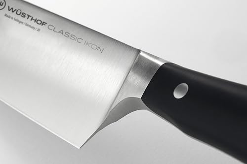 Image of Wusthof Classic IKON 6 inch Utility Knife, Black